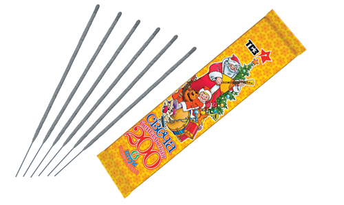  Бенгальские свечи 6 шт 200 мм в пакете  в Воткинске